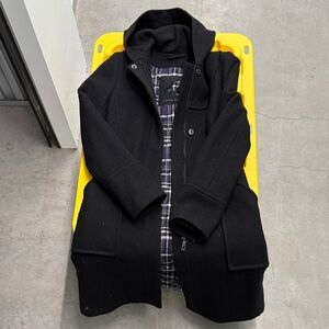 Aritzia, Community, Black Hooded Coat